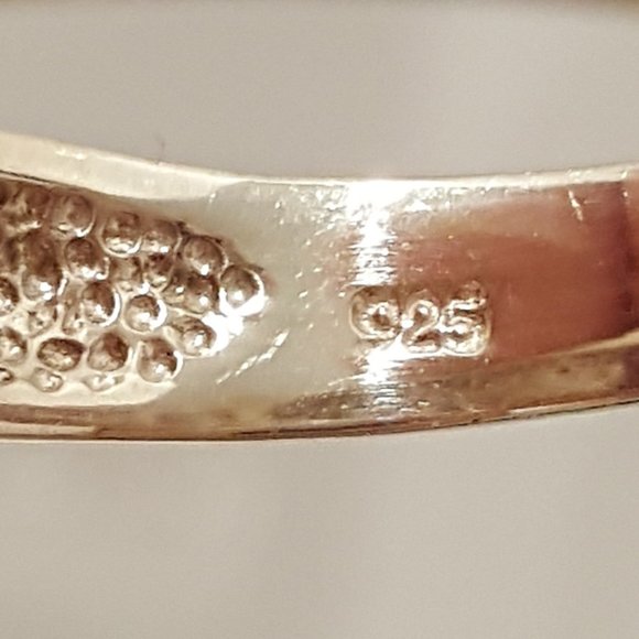 Sterling Amethyst Ring  size 9 - Picture 5 of 5